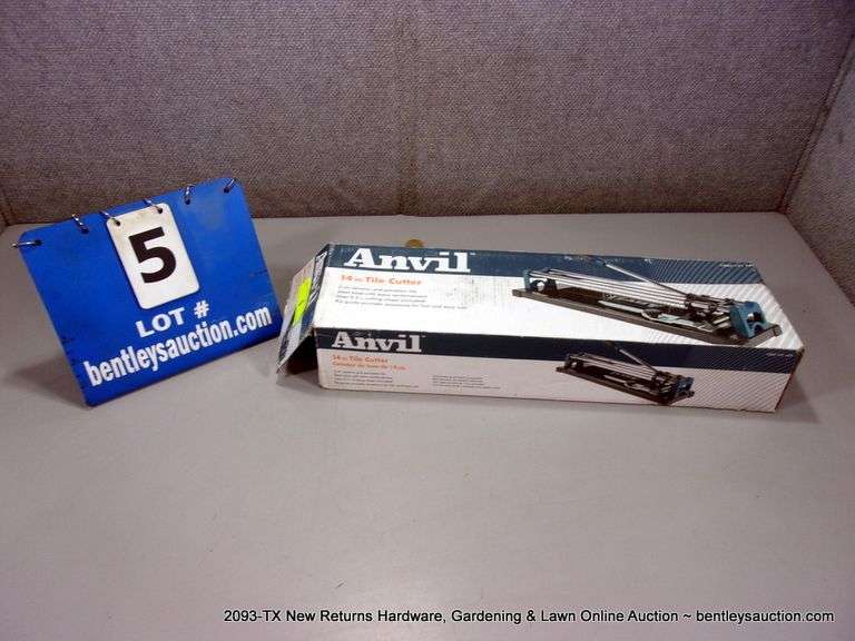 ANVIL 14" TILE CUTTER Bentley & Associates, LLC