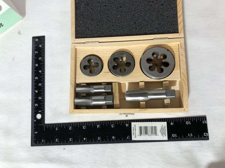 HARBOR FREIGHT 91395 6PIECE PIPE TAPS & DIE SET Bentley & Associates