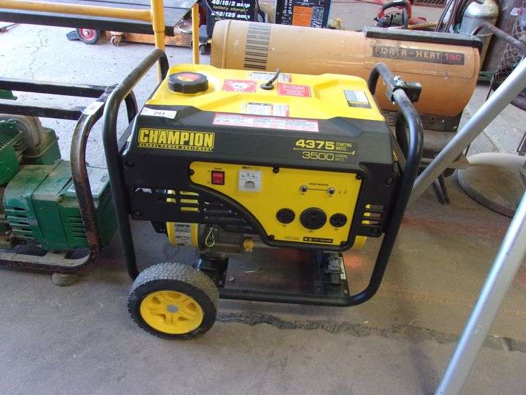 CHAMPION GLOBAL POWER EQUIPMENT 3500 WATT PORTABLE GENERATOR Bentley