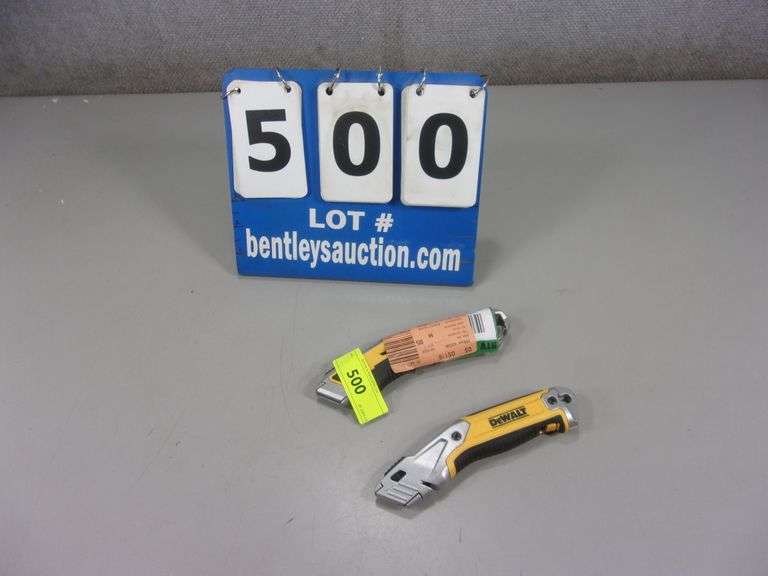 LOT (2) DEWALT BOX CUTTERS Bentley & Associates, LLC