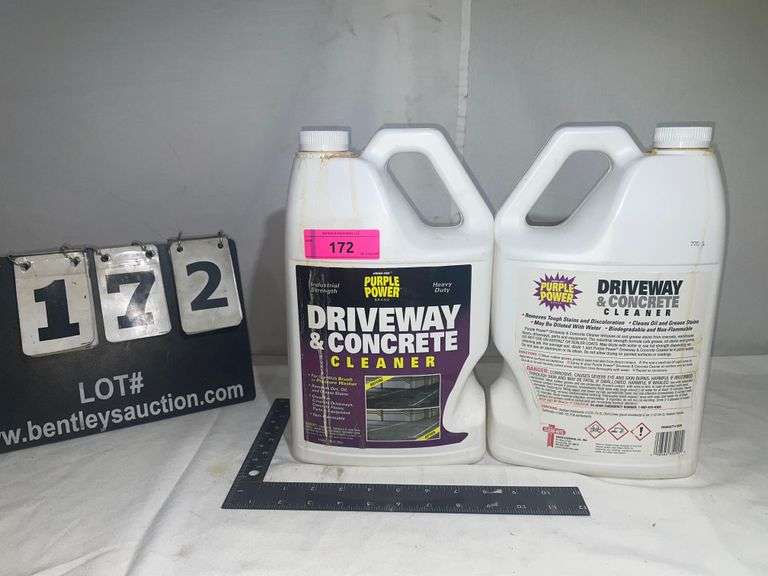 (2) PURPLE POWER DRIVEWAY CONCRETE CLEANER - Bentley & Associates, LLC