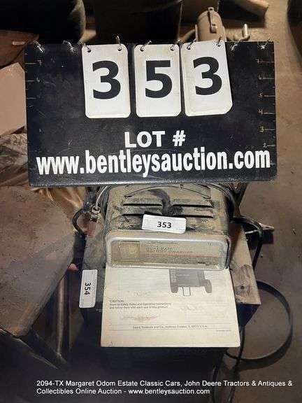 SCHUMACHERS 6/2 AMP DUAL RATE BATTERY CHARGER - Bentley & Associates, LLC