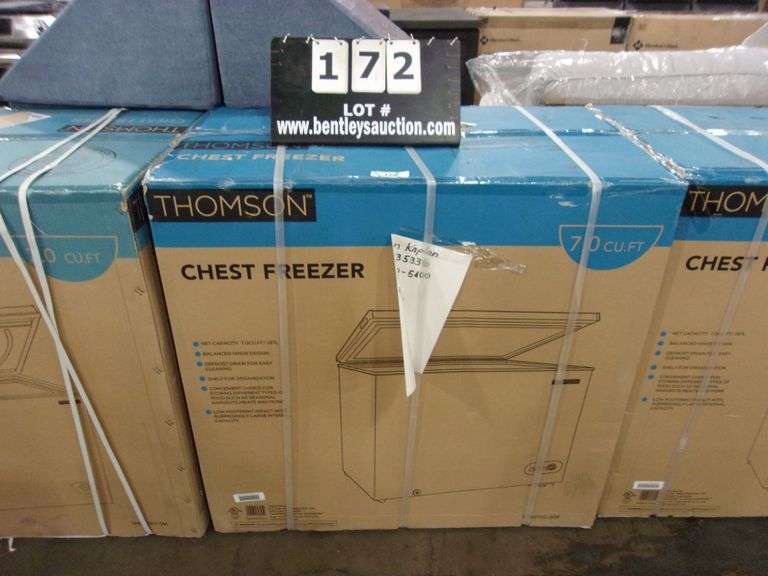THOMSON 7.0 CU. FT. CHEST FREEZER, MODEL TFRF710FSM Bentley