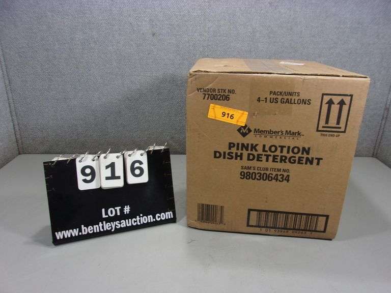 MEMBER'S MARK PINK LOTION DISH DETERGENT 4 1GAL. JUGS Bentley