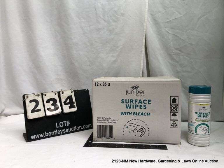 JUNIPER CLEAN SURFACE WIPES W/ BLEACH Bentley & Associates, LLC