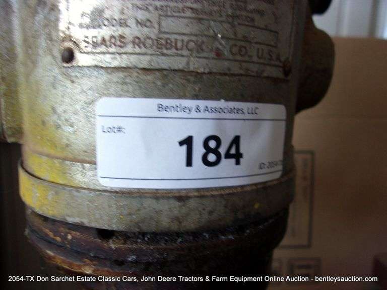 ANTIQUE CAST IRON DRILL PRESS BASE W/ CRAFTSMAN 3/4" HEAVY DUTY DRILL