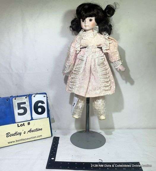 PORCELAIN DOLL **STAND NOT INCLUDED** USED, AS IS Bentley