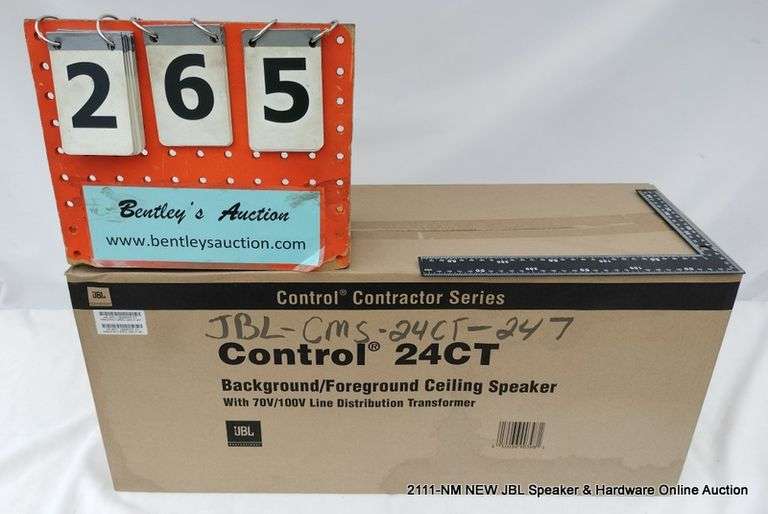 JBL CONTROL 24CT CEILING SPEAKER Bentley & Associates, LLC
