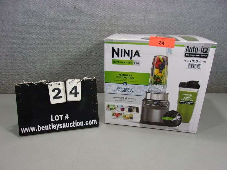 NINJA NUTRIBLENDER PRO, PEAK 1100 WATTS, INCLUDES 2 NINJA CUPS AND