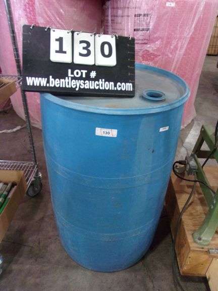 BLUE PLASTIC 55-GALLON DRUM - Bentley & Associates, LLC
