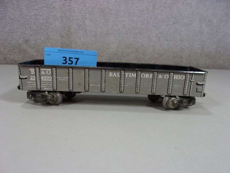 MARX BALTIMORE & OHIO GONDOLA CAR Bentley & Associates, LLC