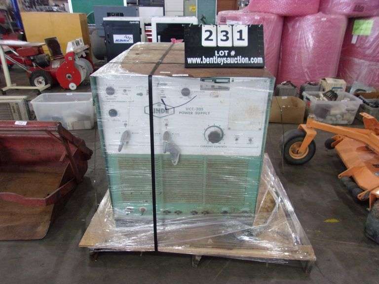 LINDE VCC305 WELDING POWER SUPPLY Bentley & Associates, LLC