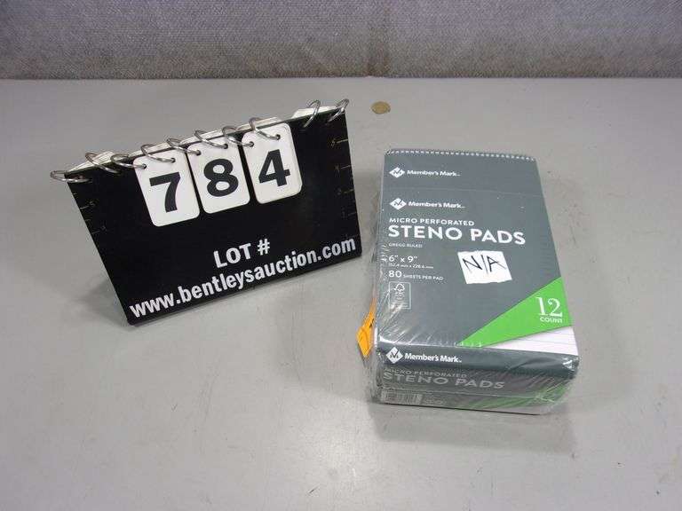 MEMBERS MARK MICRO PERFORATED 6" X 9" STENO PADS Bentley & Associates