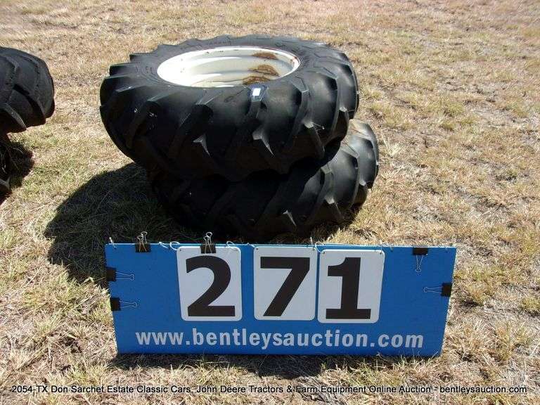 LOT 2 14.9X26 TRACTOR RIMS & TIRES Bentley & Associates, LLC