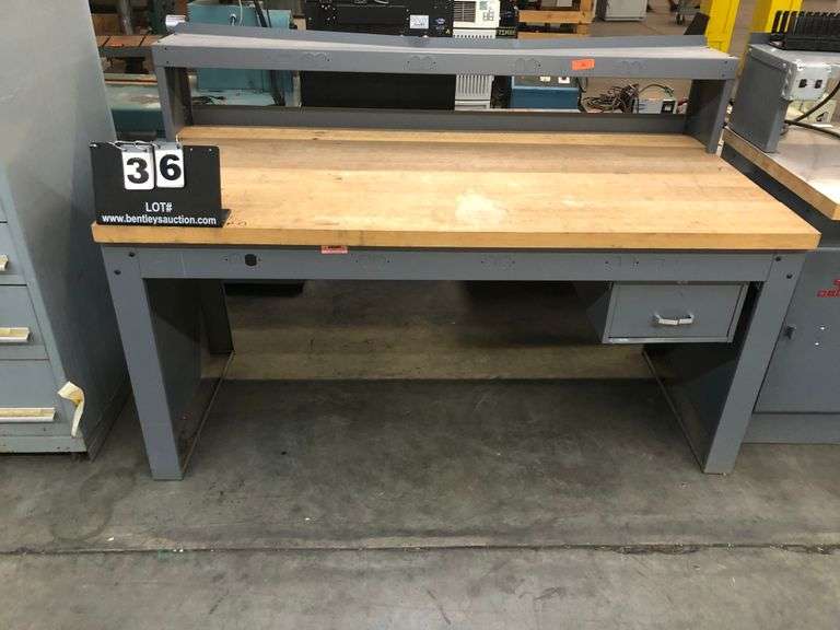 EQUIPTO BUTCHER BLOCK WORKBENCH Bentley & Associates, LLC