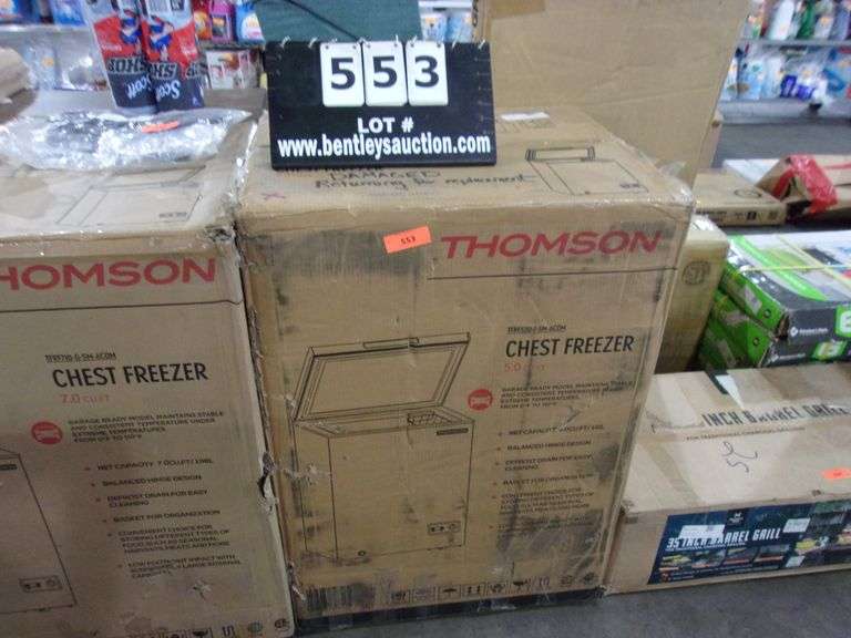 THOMSON 7 CU. FT. CHEST FREEZER M TFR710GSM6C0M Bentley & Associates, LLC
