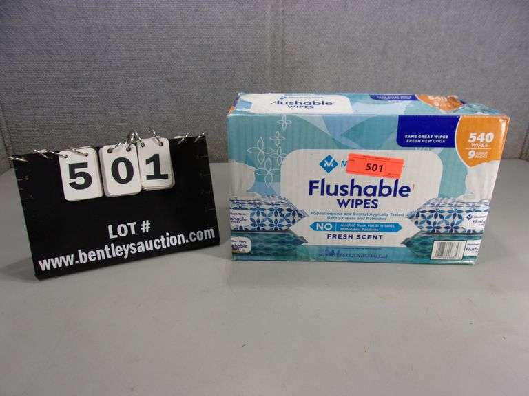 MEMBERS MARK FLUSHABLE WIPES 540 WIPES 9 INNER PACKS Bentley