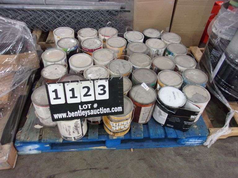 PALLET ASSORTED PAINT & PRIMERS Bentley & Associates, LLC