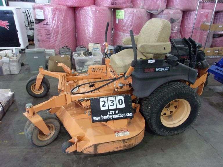 SCAG WILDCAT 61" ZERO TURN RIDING LAWN MOWER 26HP Bentley