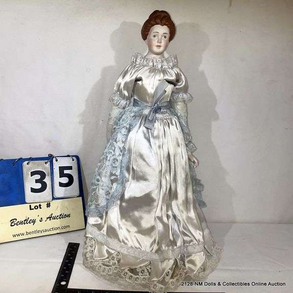 PORCELAIN DOLL **STAND NOT INCLUDED** USED, AS IS Bentley