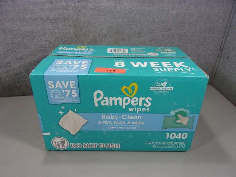 PAMPERS BABY WIPES 1040 WIPES - Bentley & Associates, LLC
