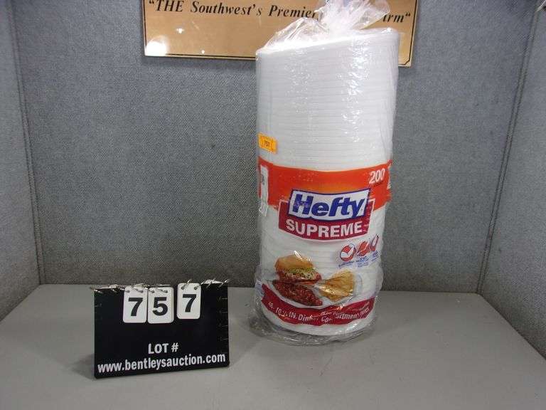 HEFTY SUPREME DINNER PLATES 200 COUNT Bentley & Associates, LLC