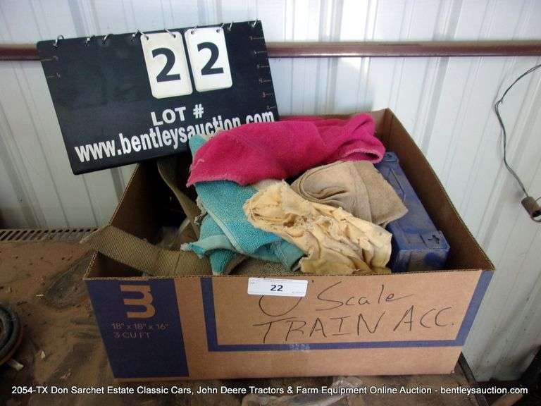 BOX ASSORTED SHOP TOWELS, FIRST AID KIT, POLY UTENSILS Bentley