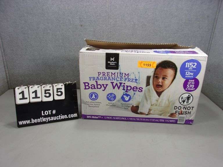 MEMBER'S MARK PREMIUM BABY WIPES BOX 12 PACK Bentley & Associates, LLC