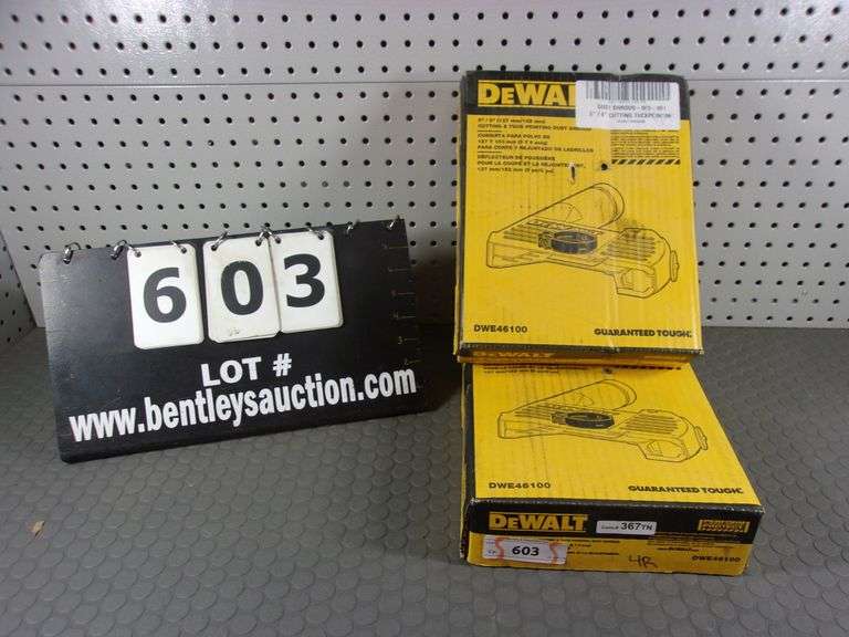 DEWALT DUST EXTRACTION SHROUD MODEL DWE46100 (2X MONEY) Bentley
