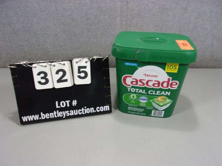 CASCADE TOTAL CLEAN DISHWASHER TABLETS Bentley & Associates, LLC
