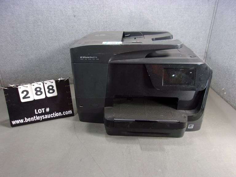HP OFFICEJET PRO PRINTER MODEL: 8710 - Bentley &amp; Associates, LLC