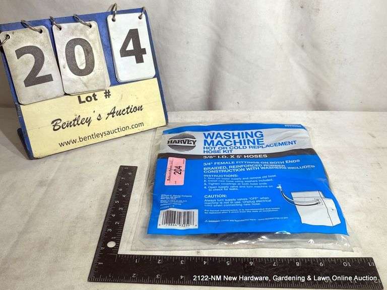 HARVEY WASHING MACHINE HOT OR COLD REPLACEMENT HOSE KIT Bentley