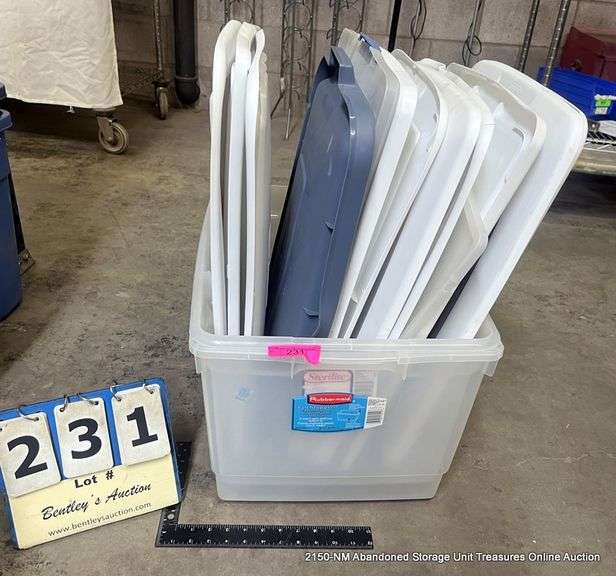 LOT TOTES W/ EXTRA LIDS Bentley & Associates, LLC