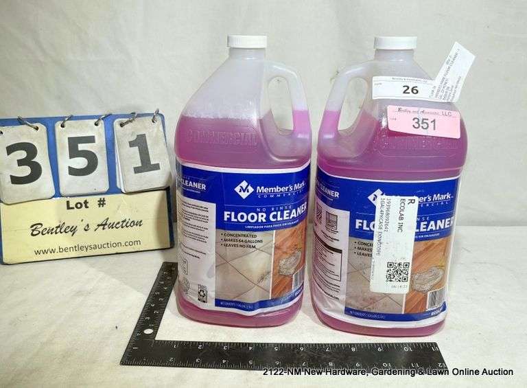 LOT 2 MEMBER'S MARK FLOOR CLEANER 1 GAL. Bentley & Associates, LLC