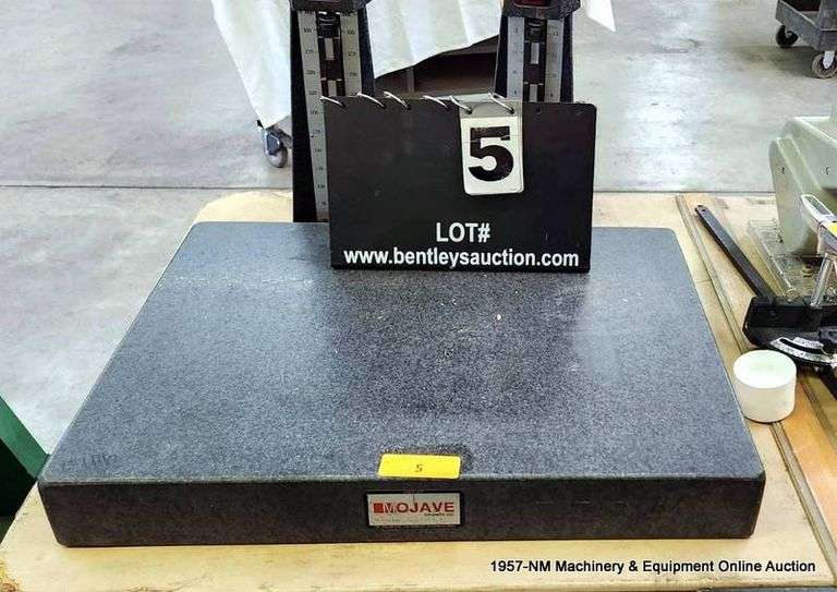 MOJAVE GRANITE CO SURFACE PLATE, 3" X 18" X 24" Bentley & Associates, LLC