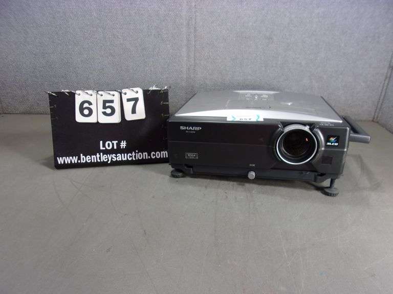SHARP LCD PROJECTOR, XGC455W Bentley & Associates, LLC