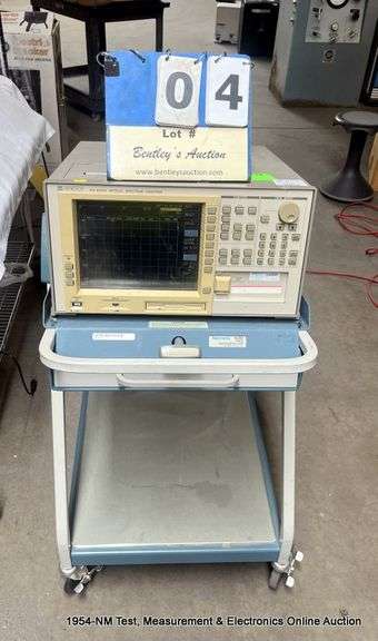 ANDO AQ-6315A OPTICAL SPECTRUM ANALYZER W/ TEKTRONIX K217 INSTRUMENT ...