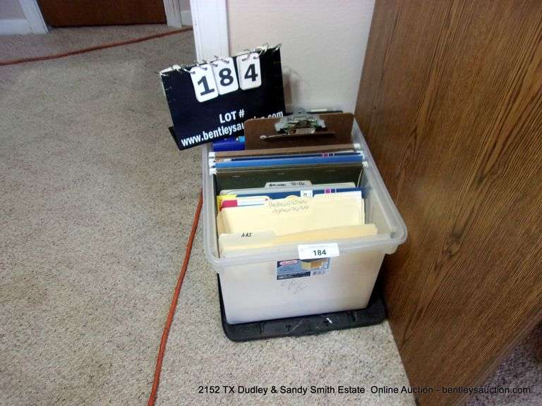 BIN FILE ORGANIZER, BINDERS, CLIPBOARD Bentley & Associates, LLC