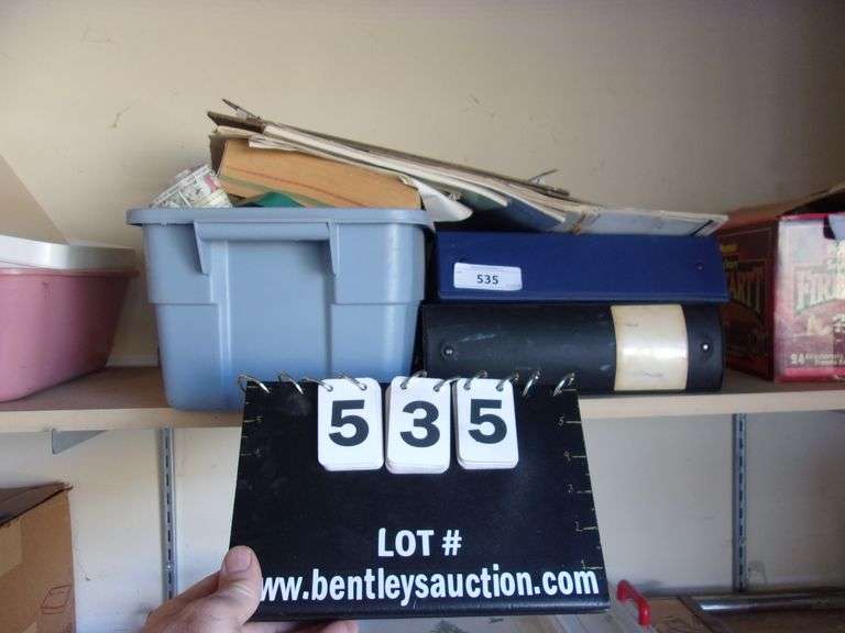 LOT SHEET MUSIC, BINDERS W/ PHOTOS, PHONE BOOK & SPRINKLER Bentley