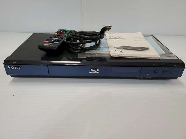 Sony bluray disc DVD player with remote BidAssets Online Auctions