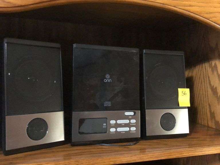Onn CD player with speakers BidAssets Online Auctions