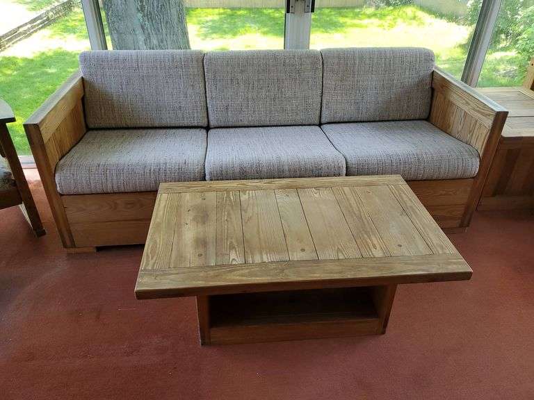 This End Up furniture company solid wood set including sofa(77