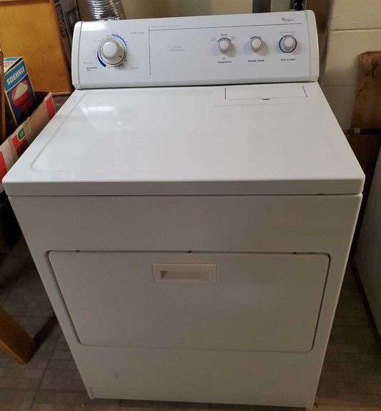 Whirlpool heavy duty gas dryer. Model number LGR7646JQ0. This is