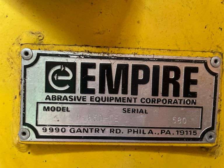 Empire sand blaster BidAssets Online Auctions