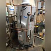 Newer Bradford White Magnum series 100 gallon natural gas water heater.  Less than 1 year old. Must remove last day of pickup! - Bid-Assets Online  Auctions