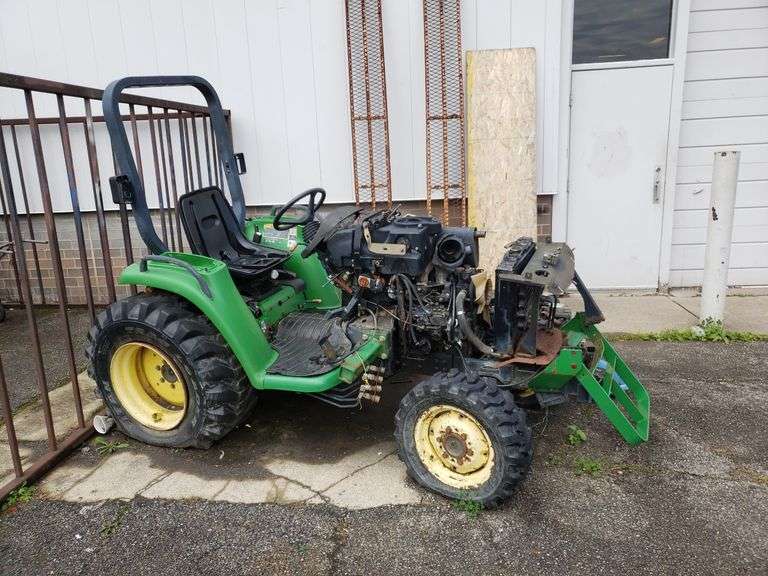 For parts. John Deere 4400 fourwheel drive tractor with PTO and