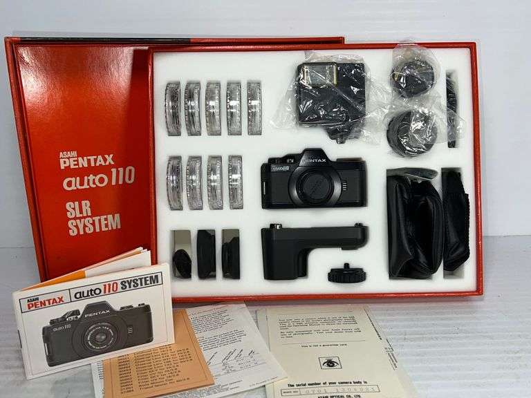 Asahi Pentax auto110 SLR System BidAssets Online Auctions