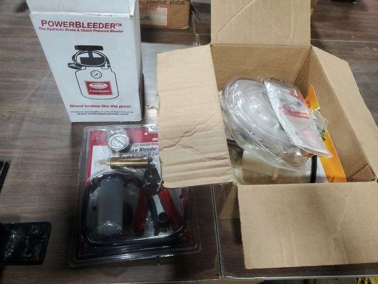 Motive products power brake bleeder, Pittsburgh brake bleeder and