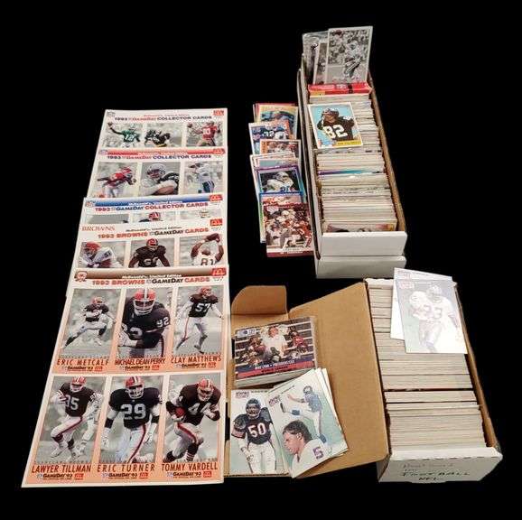 NFL 1991 Pro Set series I, footballs cards from 80s & 90s, McDonald's