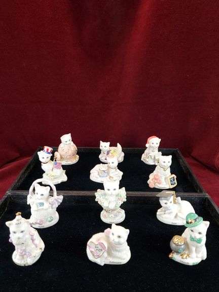 Lenox Kittens Months Of The Year Figurines January Thru December 3 H lenox-kittens-months-of-the-year-figurines-january-thru-december-3-h